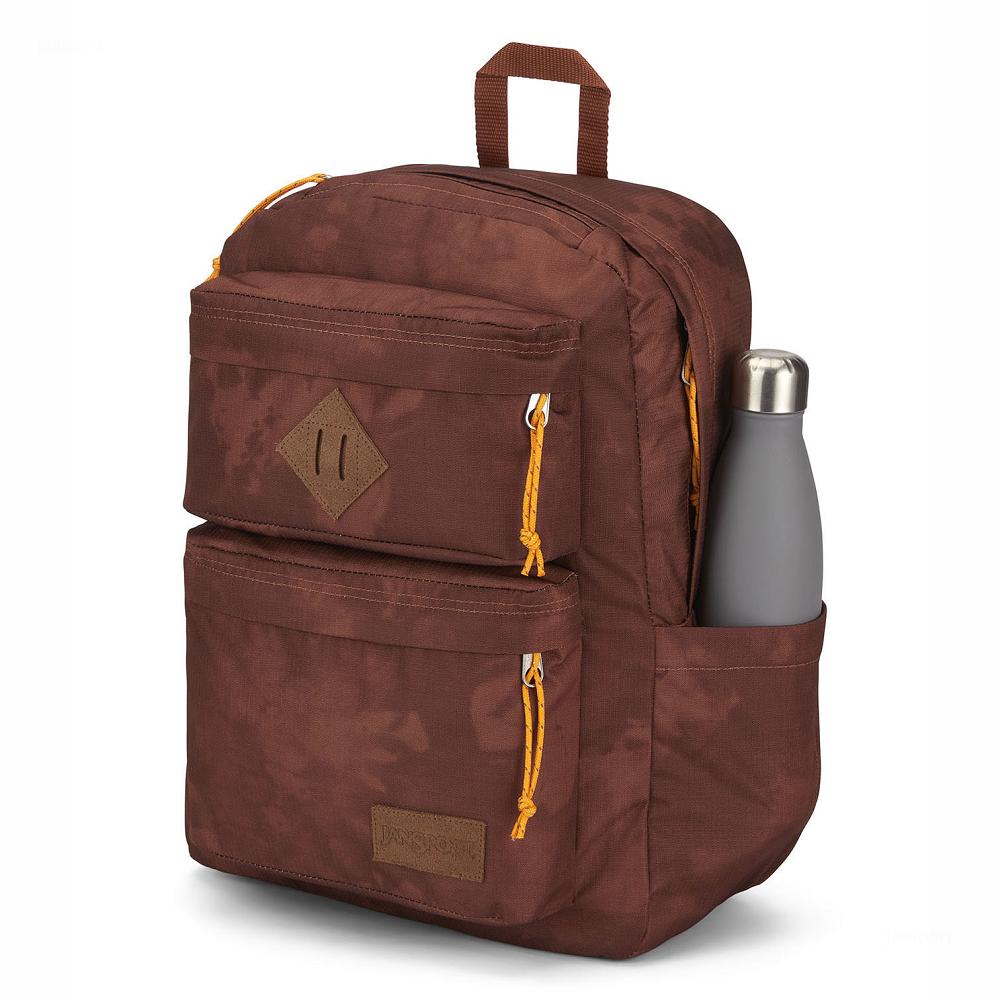 Sac à Dos Ordinateur JanSport Double Break Marron | XXX-96273746